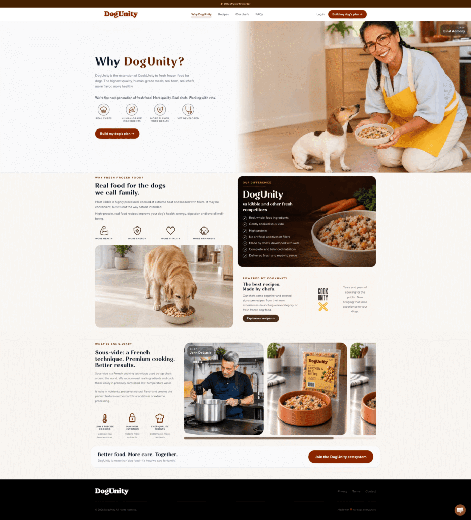 copywriting dog food website Carol Bryant